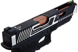 EMG (APS Custom) TTI Combat Master G34 Slide w/ OMEGA Frame CO2 Pistol (Black/ Silver)