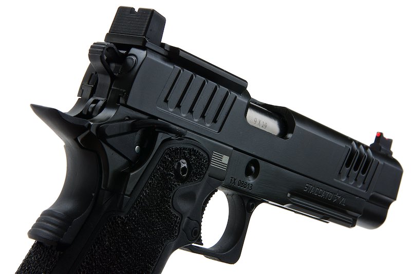 Army Armament Staccato XL 2011 R613 RMR GBB Pistol (Star Strippling Grip Ver.)