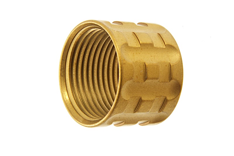 EA TP-Pro Knurled Thread Protector (14mm CCW/ Gold) | eHobby Asia