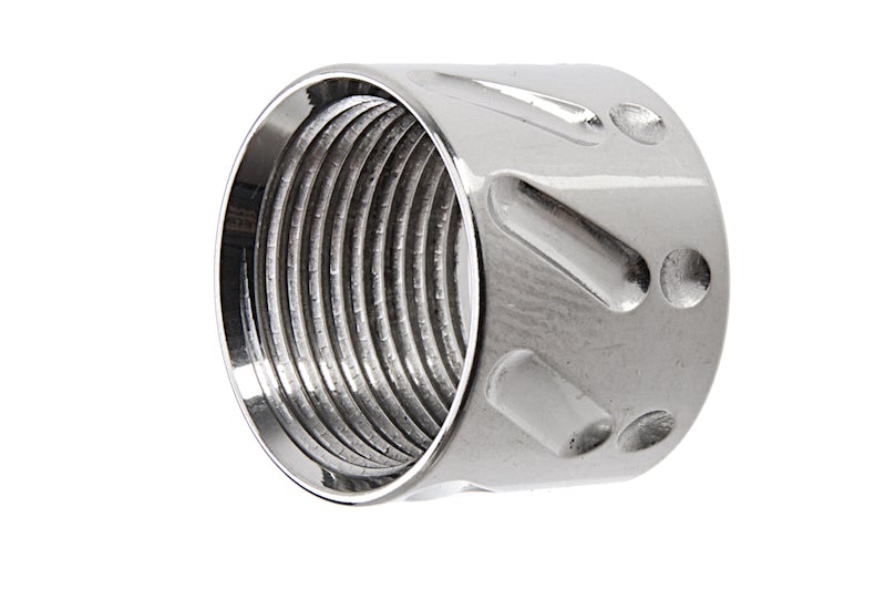 EA Knurled Thread Protector (14mm CCW/ Silver)