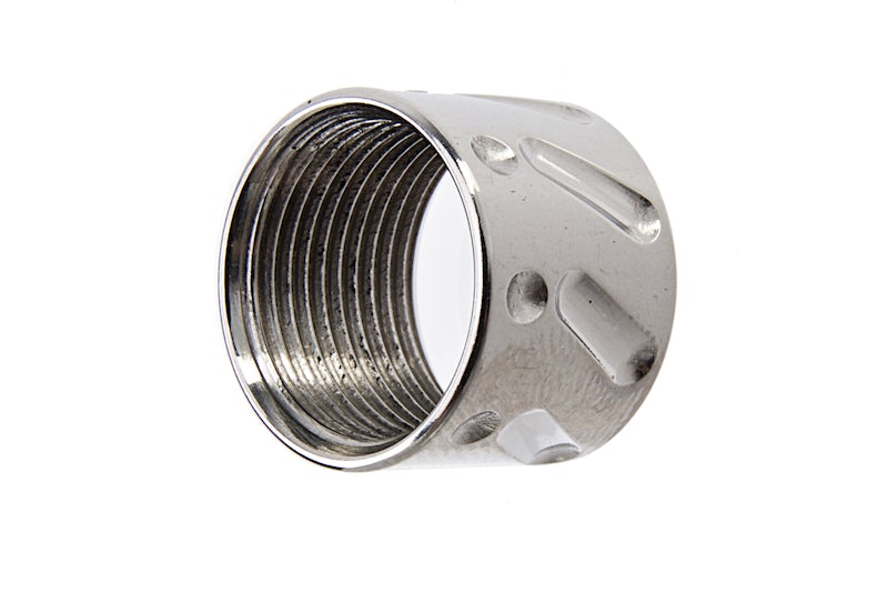 EA Knurled Thread Protector (14mm CCW/ Silver)