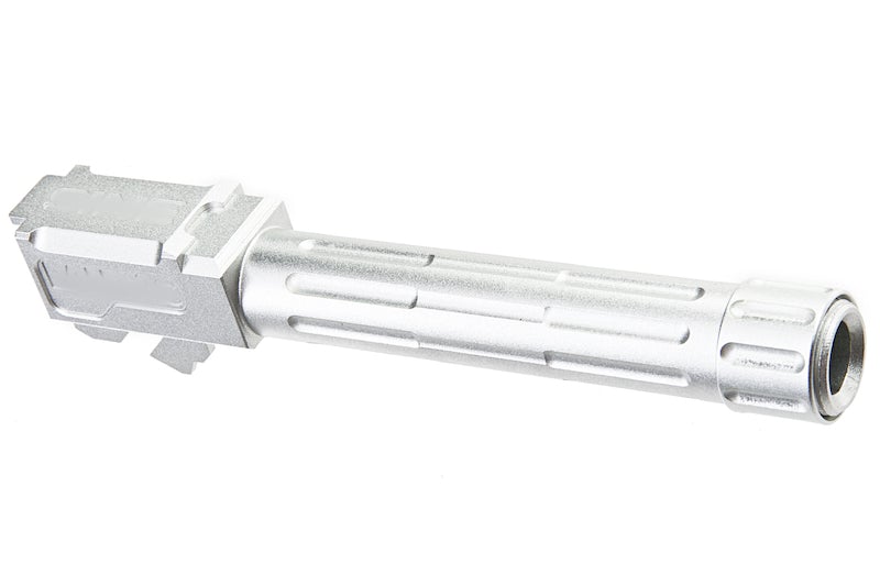 EA 9INE Outer Barrel for Umarex G19 GBB (Silver/ 14mm CCW Threaded )
