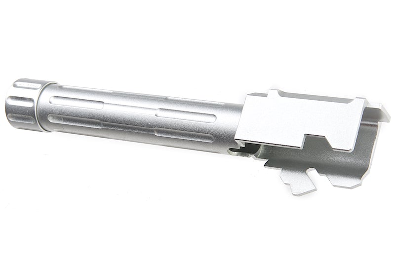 EA 9INE Outer Barrel for Umarex G19 GBB (Silver/ 14mm CCW Threaded )