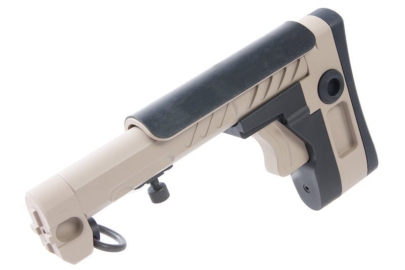 5KU PT-3 AK Telescopic Foldable Stock for AK Airsoft AEG/ GBB Rifle (Tan)