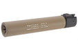 ASG (B&T) ROTEX - III C Barrel Extension Tube With Flash Hider (14mm CCW/ Long/ Tan)