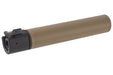 ASG (B&T) ROTEX - III C Barrel Extension Tube With Flash Hider (14mm CCW/ Long/ Tan)