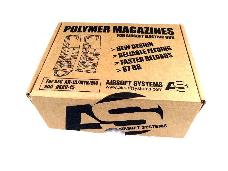 Airsoft Systems 85 Rds Magazine for M4/ M16 AEG (5PCS)