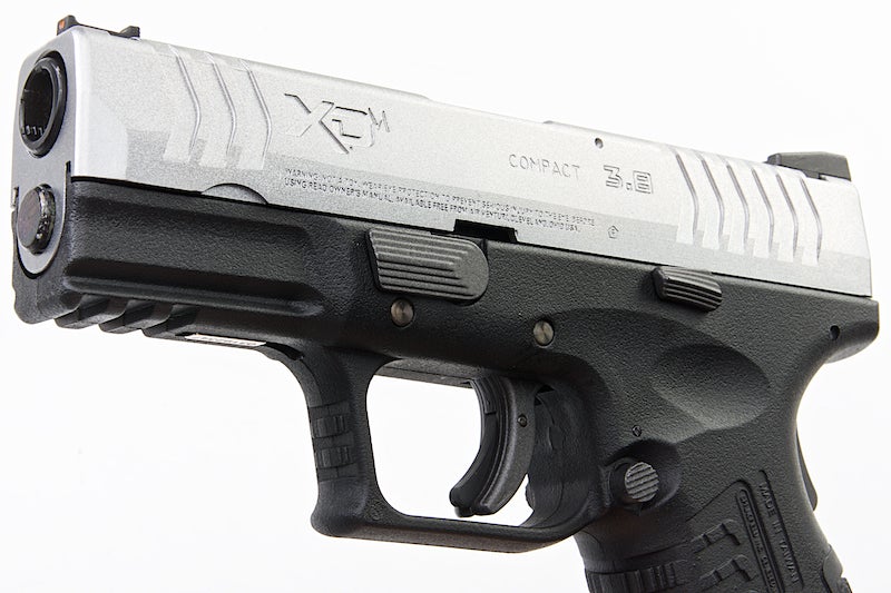 WE (Air Venturi) XDM 3.8 Compact GBB Pistol (Licensed by Springfield Armory/ Silver)