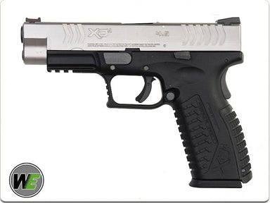 WE (Air Venturi) XDM 4.5 inch GBB Pistol (Licensed by Springfield Armory/ Silver)