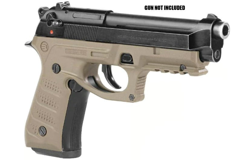 Recover Tactical Grip and Rail System For BRETTA 92/M9 (Tan) | eHobby Asia