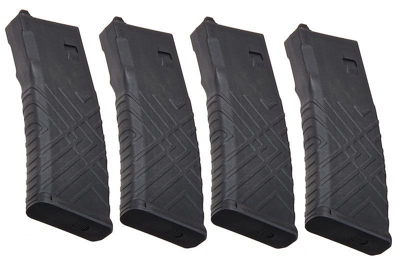 Blackcat Airsoft Polymer 30/120 rds Magazine for Systema PTW Airsoft Rifle (4pcs)