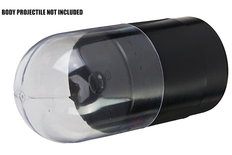 Blackcat Airsoft Breakable Cap for VX Flat Head Projectile (12pcs, Clear)