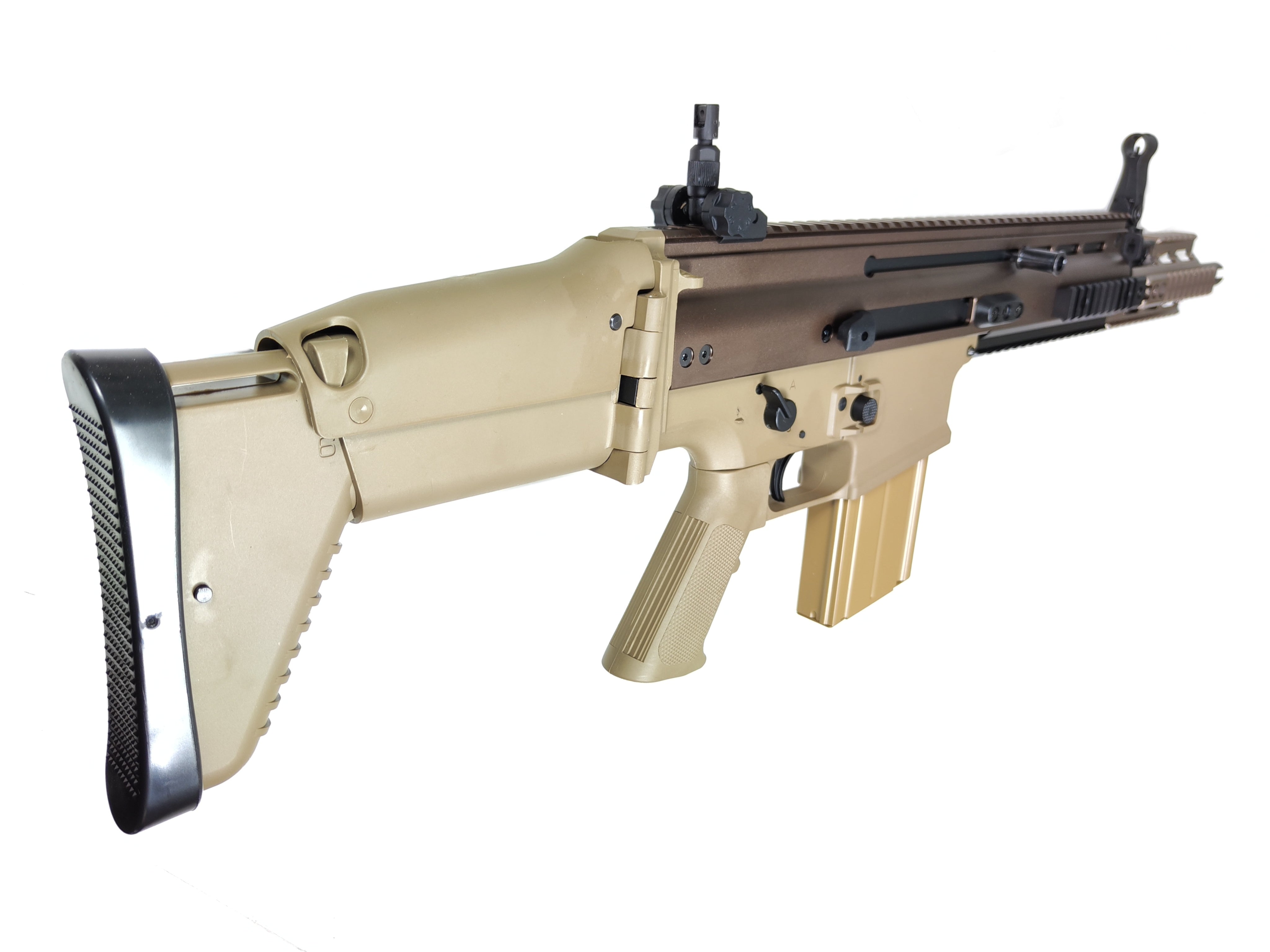 Double Bell SCAR-H 830S RAS AEG Airsoft Rifle (Tan)