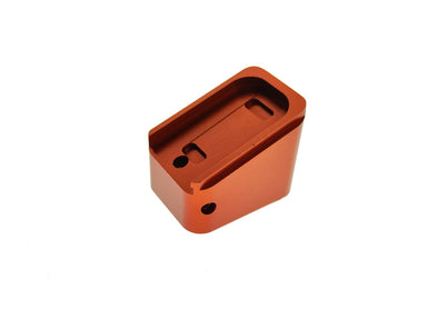 Double Bell Magazine Base Plate Extension For 17 GBB Airsoft Pistol (Red)