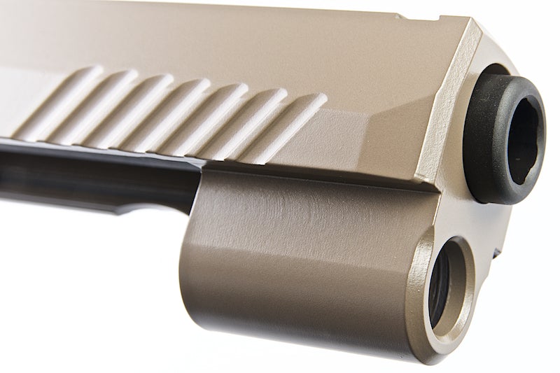 Bomber CNC Steel P320 M17 Slide Set for SIG AIR / VFC M17 GBB (Cerakote Elite Coyote)