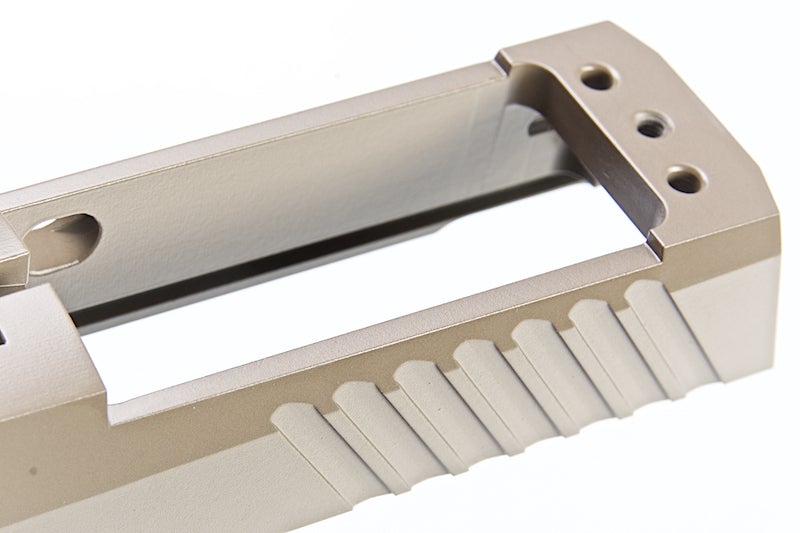 Bomber CNC Steel P320 M17 Slide Set for SIG AIR / VFC M17 GBB (Cerakote Elite Coyote)