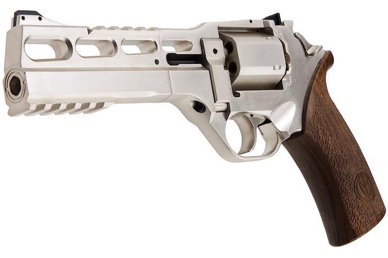 BO Manufacture Chiappa Rhino 60DS .357 Magnum Style Airsoft CO2 Revolver (Silver)