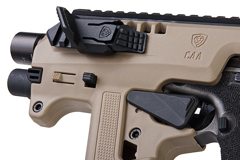 CAA Airsoft MICRO RONI G5 Pistol Carbine Conversion for Glock Series (Dark Earth)