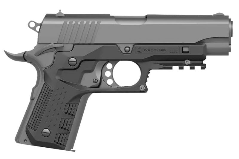 Recover Tactical CC3C Grip and Rail System For Compact 1911 (Officer's Sized)