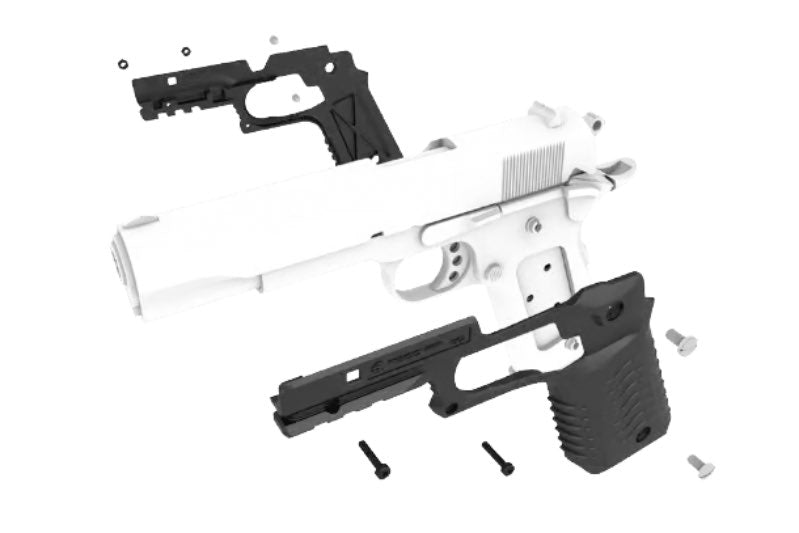 Recover Tactical CC3H Grip and Rail System For 1911 Series (Tan)