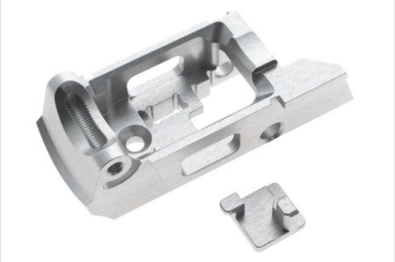 COWCOW Technology Aluminum Enhanced Trigger Housing For Action Army AAP 01 GBB Airsoft Pistol (Silver)