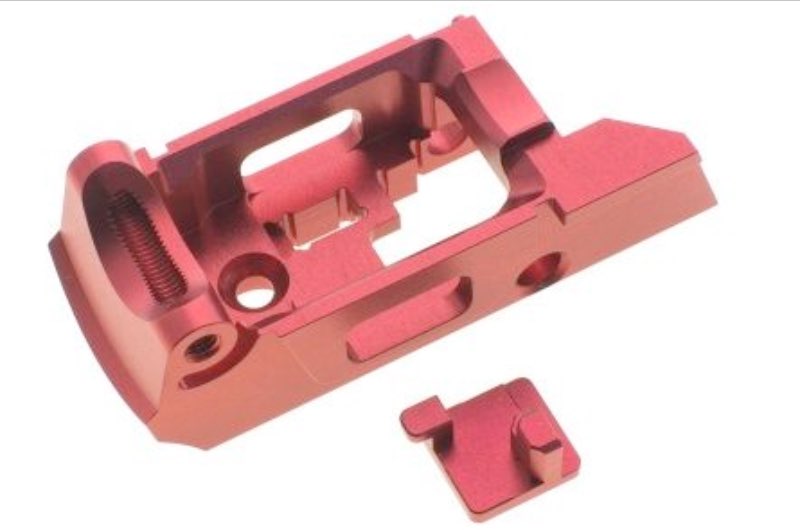 COWCOW Technology Aluminum Enhanced Trigger Housing For Action Army AAP 01 GBB Airsoft Pistol (Red)