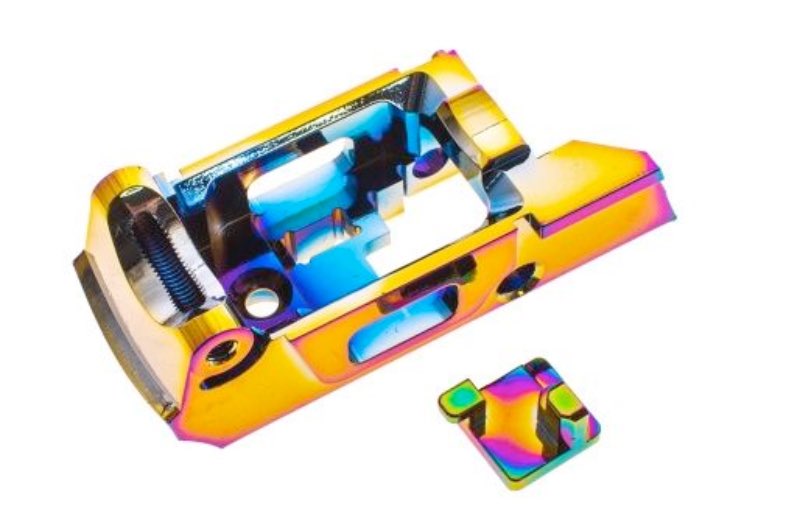 COWCOW Technology Aluminum Enhanced Trigger Housing For Action Army AAP 01 GBB Airsoft Pistol (Rainbow)