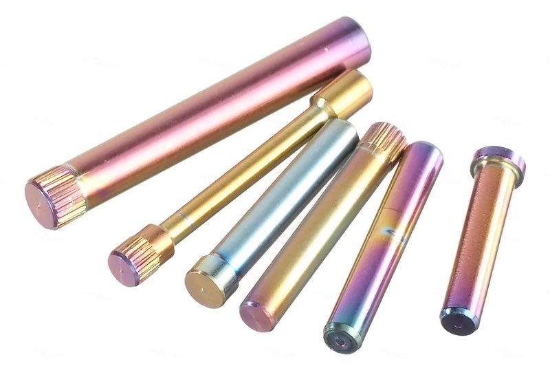 COWCOW Technology Stainless Steel Pin Set For Action Army AAP 01 GBB Pistol (Rainbow)