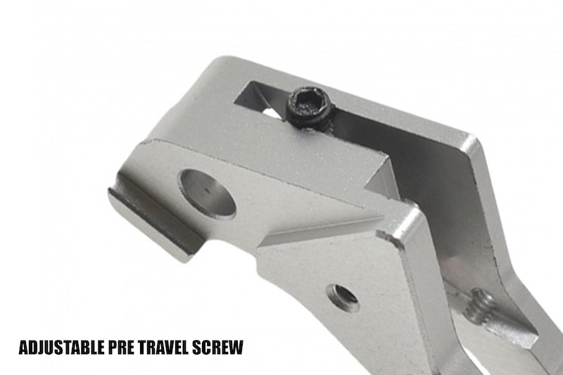 COWCOW Technology Aluminum CNC Tactical G Trigger for all Tokyo Marui G Series GBB (Silver)