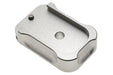 COWCOW Technology Aluminum CNC Tactical Magbase for Marui Model GBB Pistol (Silver)
