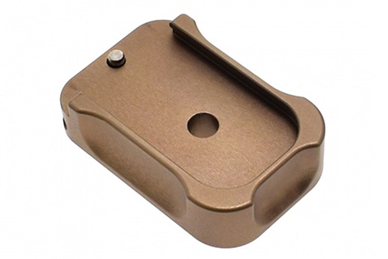 COWCOW Technology Aluminum CNC Tactical Magbase for Marui G GBB (Dark Earth)