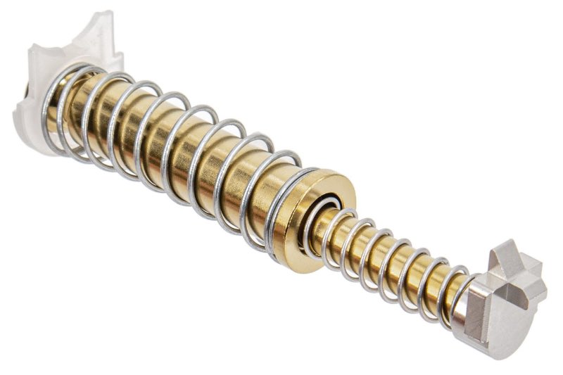 COWCOW Technology Stainless Steel Guide Rod Set for Marui G19 Gen 4 Airsoft GBB (Gold)