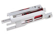 COWCOW Technology B02 CNC 7075 Aluminum Dynamic Blowback Housing for Tokyo Marui Hi-Capa 5.1 GBB (Silver)