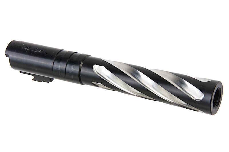 COWCOW Technology Tornado Stainless Steel Threaded Outer Barrel for Tokyo Marui Hi-Capa 5.1 GBB Series (.40 marking)