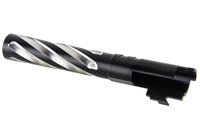 COWCOW Technology Tornado Stainless Steel Threaded Outer Barrel for Tokyo Marui Hi-Capa 5.1 GBB Series (.40 marking)