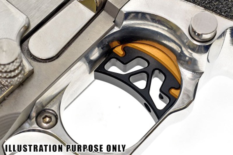 COWCOW Technology Module Trigger Shoe A for TM Hi-Capa & 1911 GBB Pistol (Silver)