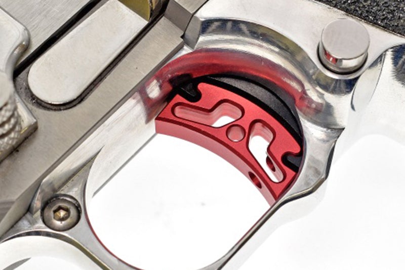 COWCOW Technology Module Trigger Shoe A for TM Hi-Capa & 1911 GBB Pistol (Silver)