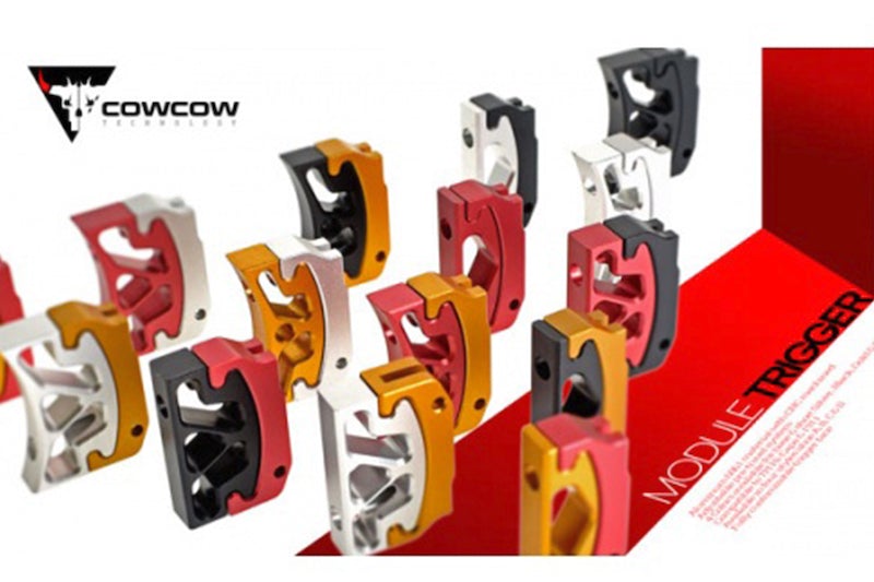 COWCOW Technology Module Trigger Shoe B for TM Hi-Capa & 1911 GBB Pistol (Red)