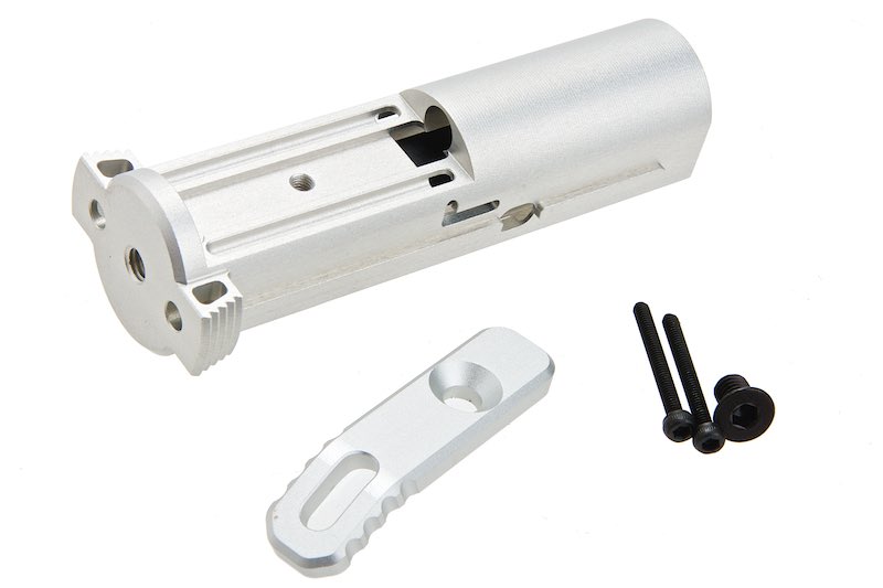C&C Tac Aluminum Infinity Lightweight Blowback Unit For Action Army AAP01 GBB Pistol (Silver)