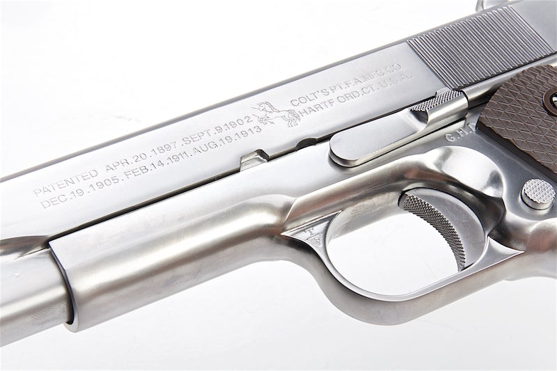 Cybergun (WE) Colt 1911 GBB Pistol (Silver)