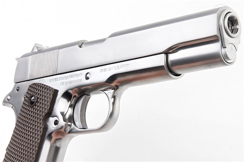 Cybergun (WE) Colt 1911 GBB Pistol (Silver)