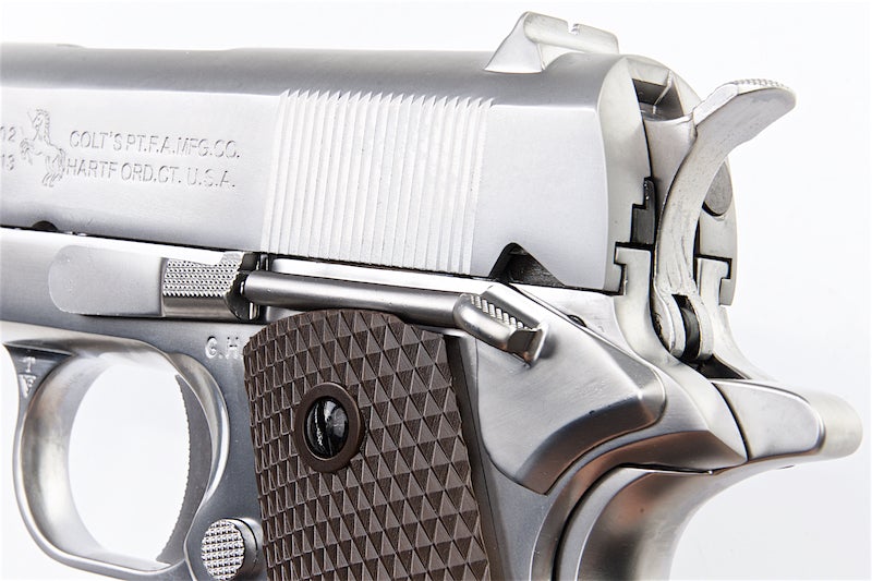 Cybergun (WE) Colt 1911 GBB Pistol (Silver)