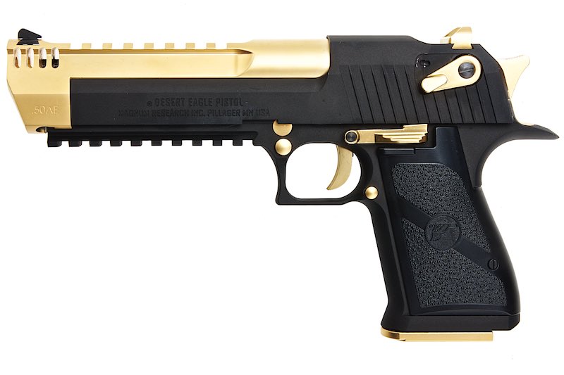 Cybergun (WE) Desert Eagle L6 .50AE GBB Airsoft Pistol (Black/Golden)