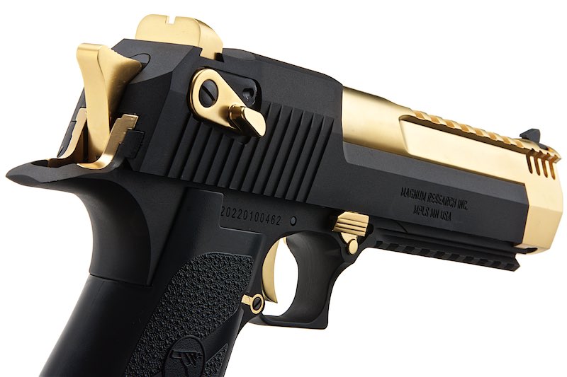 Cybergun (WE) Desert Eagle L6 .50AE GBB Airsoft Pistol (Black/Golden) -  eHobbyAsia