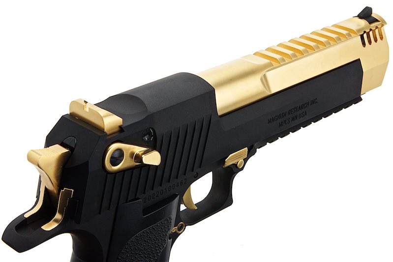Cybergun (WE) Desert Eagle L6 .50AE GBB Airsoft Pistol (Black/Golden) -  eHobbyAsia