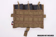 Crye Precision (By ZShot) AVS / JPC Molle Front Flap w/ Flat M4 Pouches (Coyote Brown)