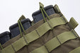 Crye Precision (By ZShot) AVS / JPC Molle Front Flap w/ Flat M4 Pouches (Ranger Green)