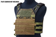 Crye Precision (By ZShot) Adaptive Vest System / Jumpable Plate Carrier Molle Front Flap (Coyote Brown)