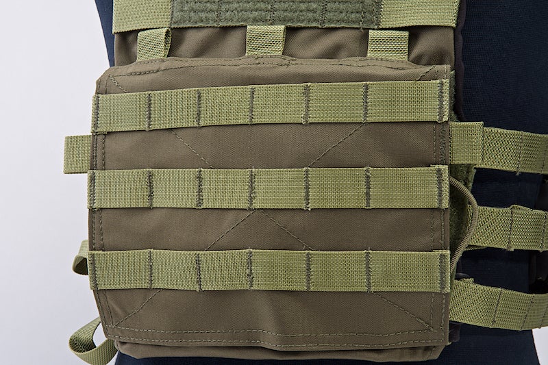 Crye Precision (By ZShot) Adaptive Vest System / Jumpable Plate Carrier Molle Front Flap (Ranger Green)