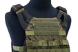 Crye Precision (By ZShot) Jumpable Plate Carrier JPC 2.0 w/ Flat M4 Molle Front Flap (L Size / Ranger Green)